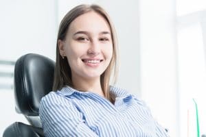 happy dental patient